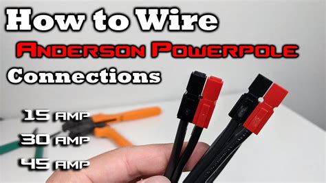 assemble anderson powerpole connectors